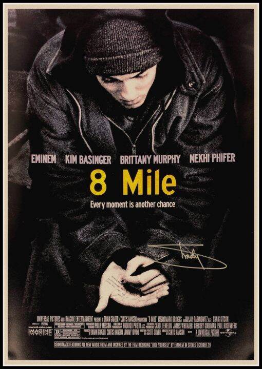 Eminem Posters 8 Mile Poster Hip Hop Rapper Singer Eminem Poster Kraft