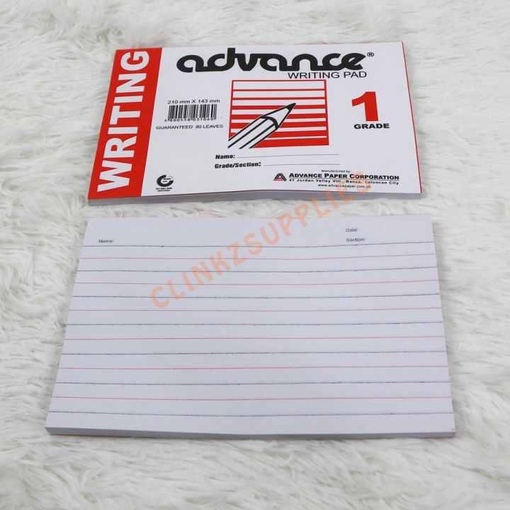 Writing Pad Paper For Grade Grade Grade Grade Pads Per