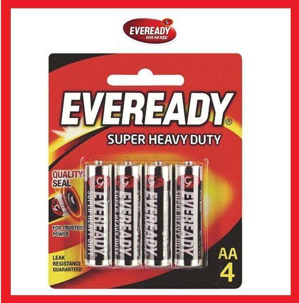 Eveready Super Heavy Duty Aa Carbon Zinc Batteries Aa Size Pcs