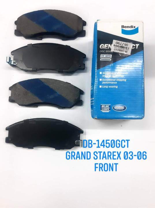 BENDIX BRAKE DISC PAD For DB 1450GCT For HYUNDAI GRAND STAREX 03 06