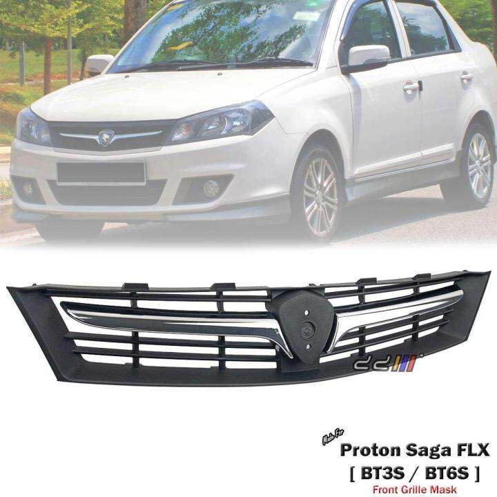 Ready Stock Proton Saga Flx Front Grill Grille Sarong With Chrome