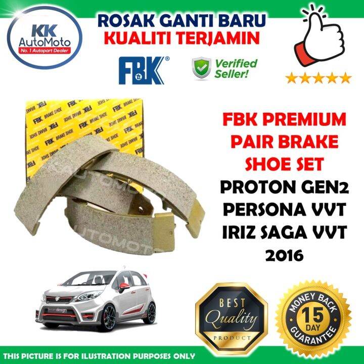 1 Pair Proton Gen2 Persona VVT Iriz Saga VVT 2016 Set Premium FBK