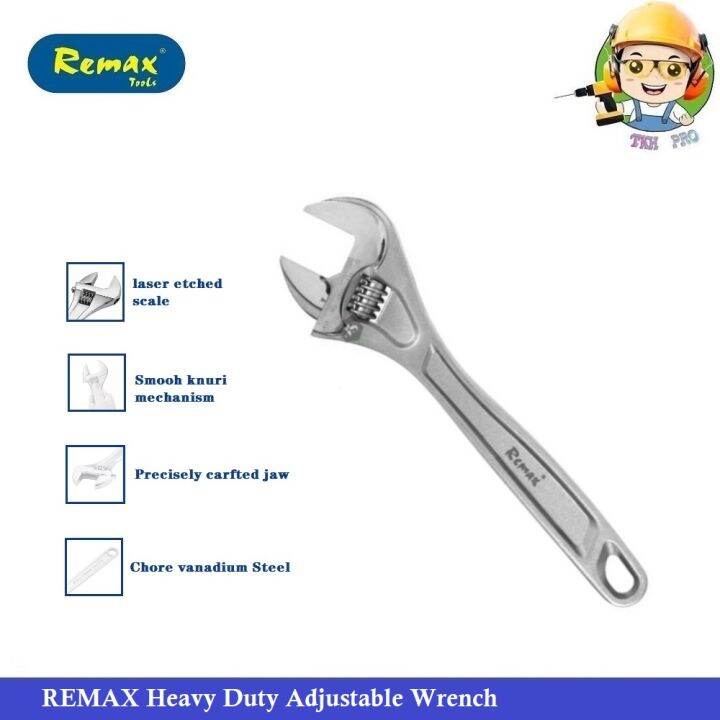 Remax Heavy Duty Adjustable Wrench Lazada