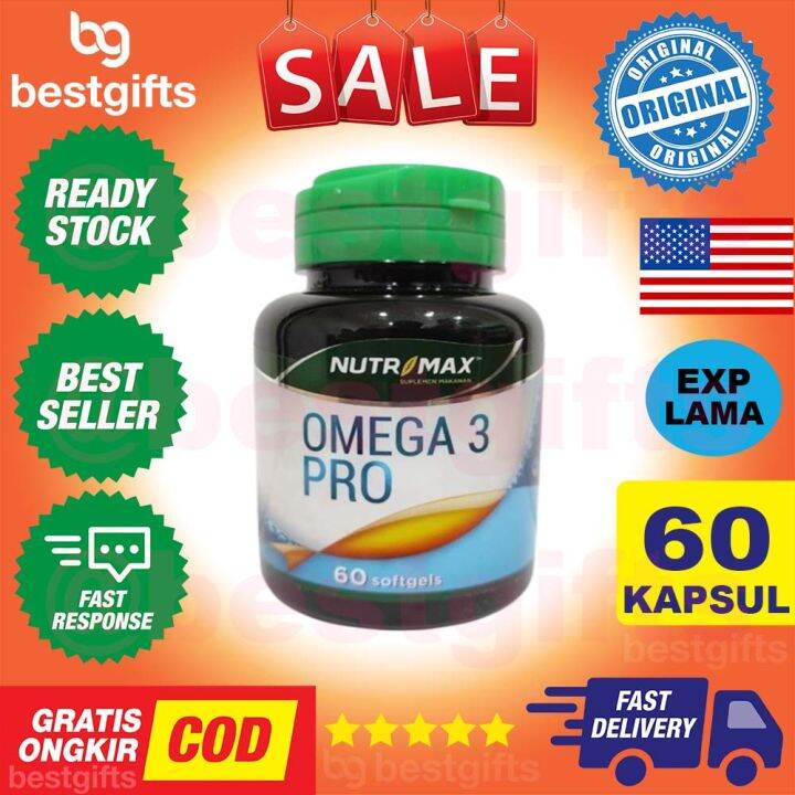 Nutrimax Omega Pro Natural Vitamin E Otak Jantung Kolesterol Daya