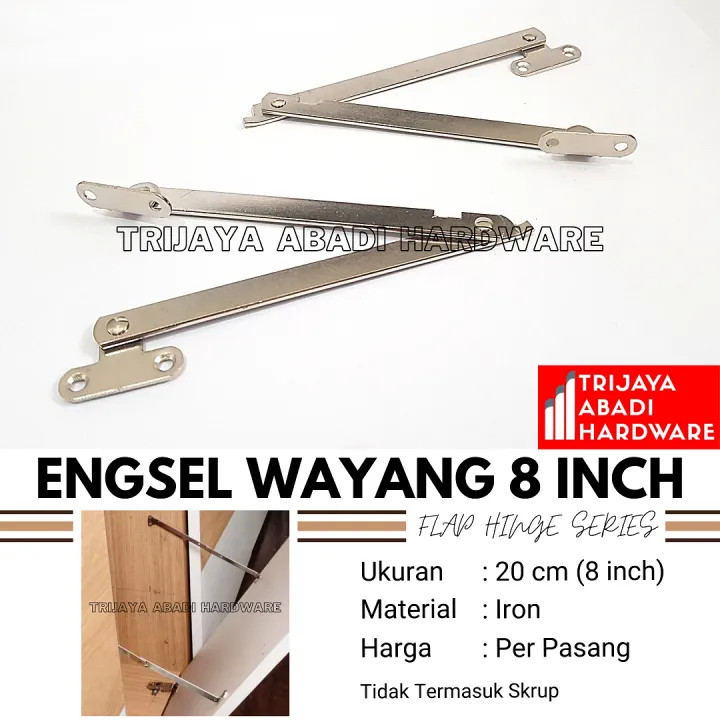 Engsel Wayang 8 Inch Engsel Salon 20 Cm Flap Hinge Engsel Pintu