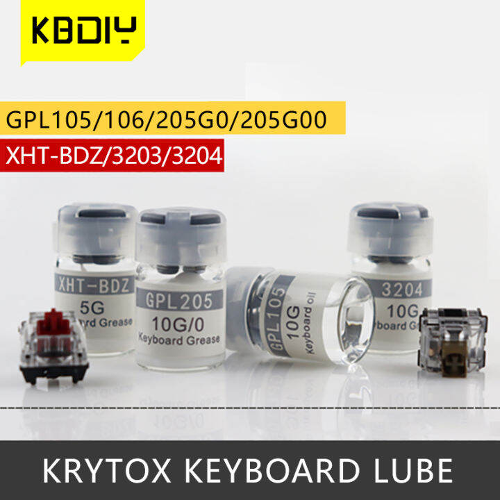 Krytox Keyboard Switch Lube Grease GPL205 G0 G00 Suis Penstabil Minyak