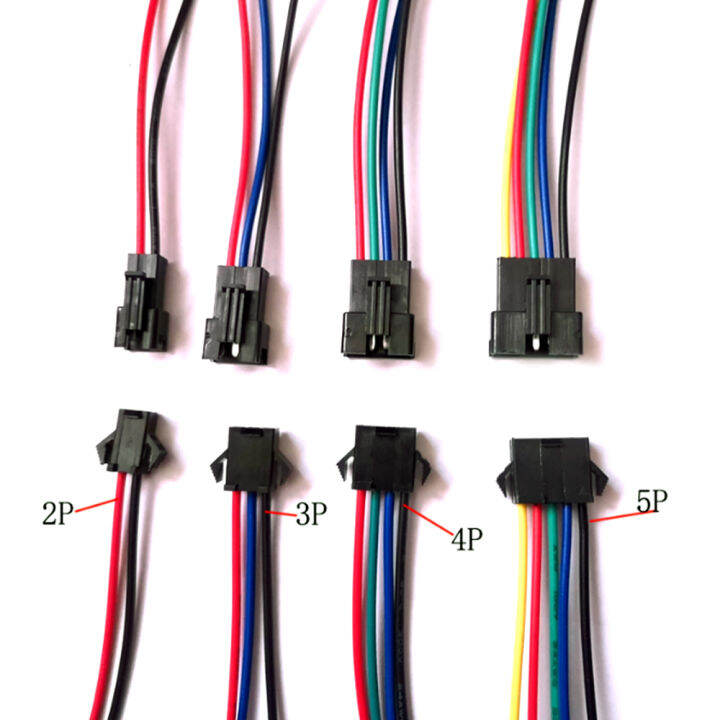 10 Pairs 2Pin 3Pin 4Pin 5Pin Male And Female JST SM Connector LED Strip