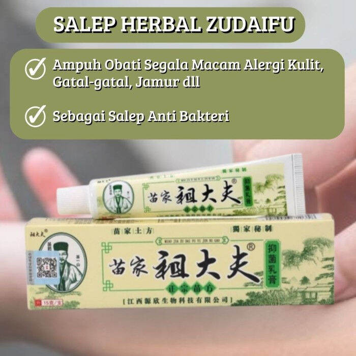 Salep Cream Hijau Pks Zudaifu Chy Gao Asli Original Obat Kulit Salep