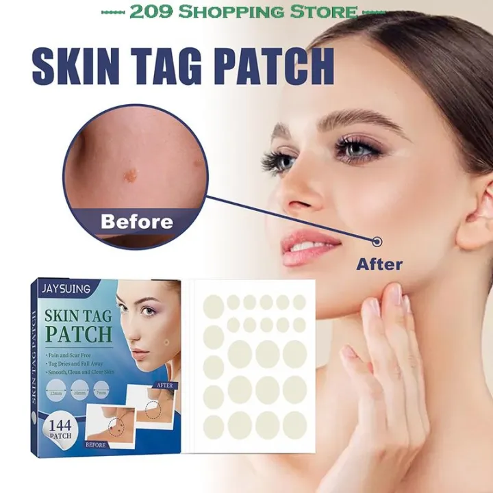 CW 144Pc Box Warts Remover Patch Invisible Stickers Skin Tags Pimple