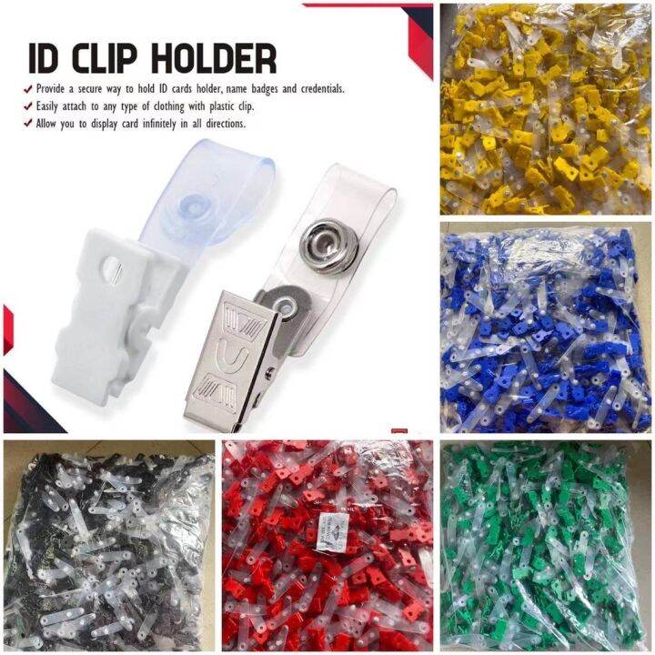 Id Clip Holder Plastic Metal Pcs Price Lazada Ph