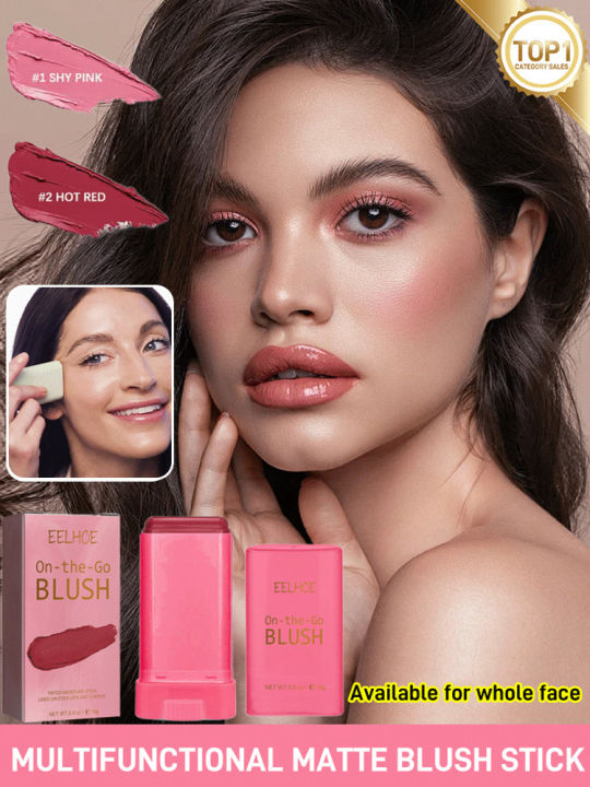 VK SHOP Blush Stick Matte Lightweight Nude Makeup Foundation And