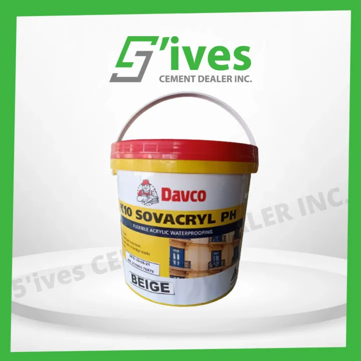 Davco K Sovacryl Ph White Or Beige Liters Lazada Ph