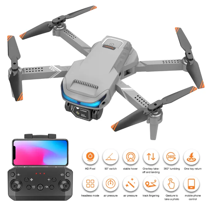 Lsrc Xt Drone Quadcopter Rtf Rc Lipat Kamera Ganda Dengan Kamera K