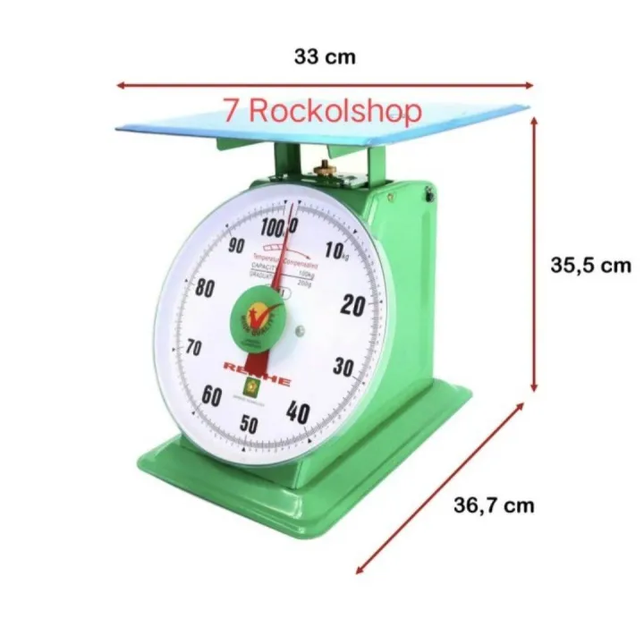 Timbangan Duduk Manual Jarum Renhe 100kg Lazada Indonesia