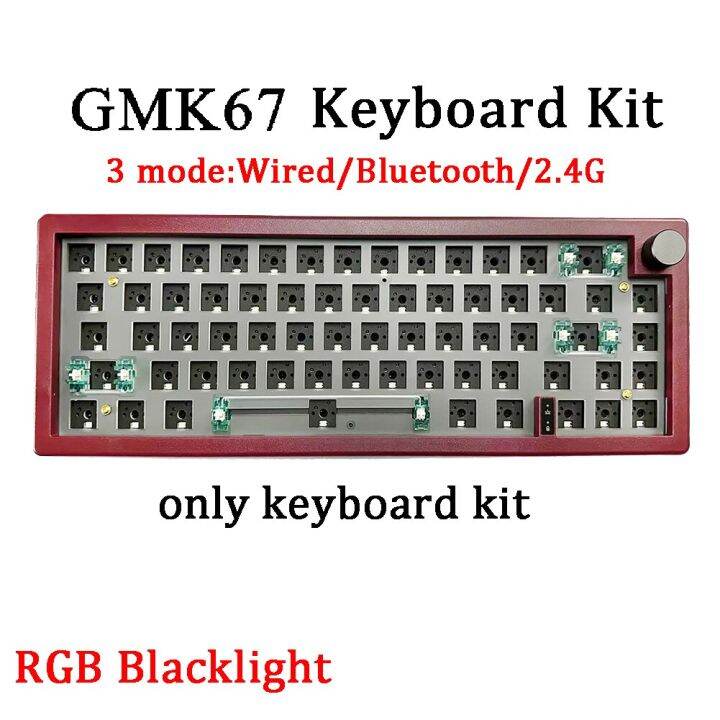 Gmk Hot Swappable Mechanical Keyboard Gasket Kit Rgb Backlit