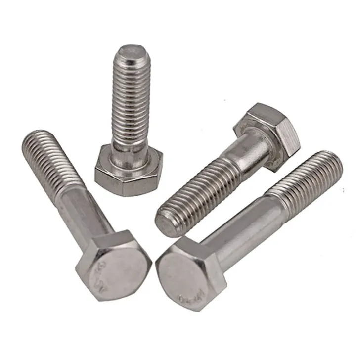 Hot W Partially Thread External Hex Head Screws A Stainless Steel