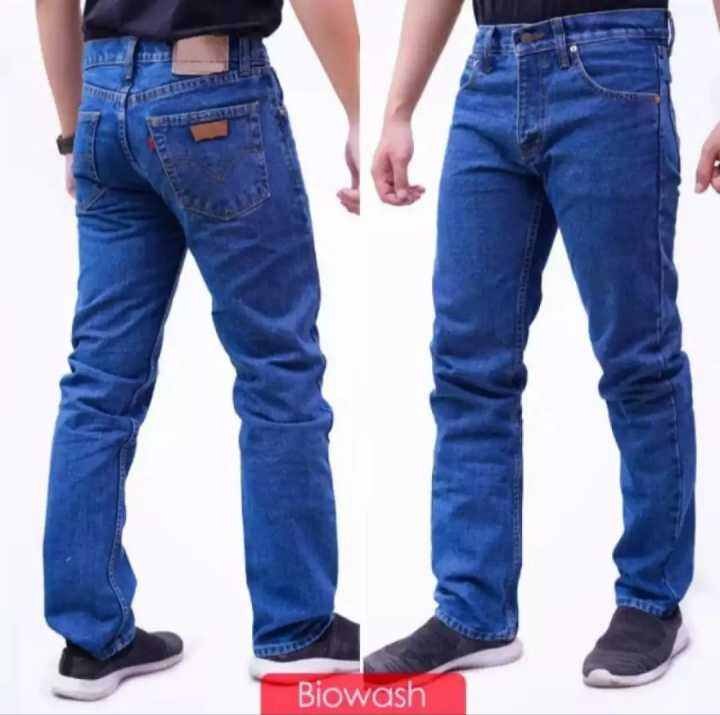 Turun Harga Celana Jeans Pria Lelaki Dewasa Hitam Pensil Slimfit Slim