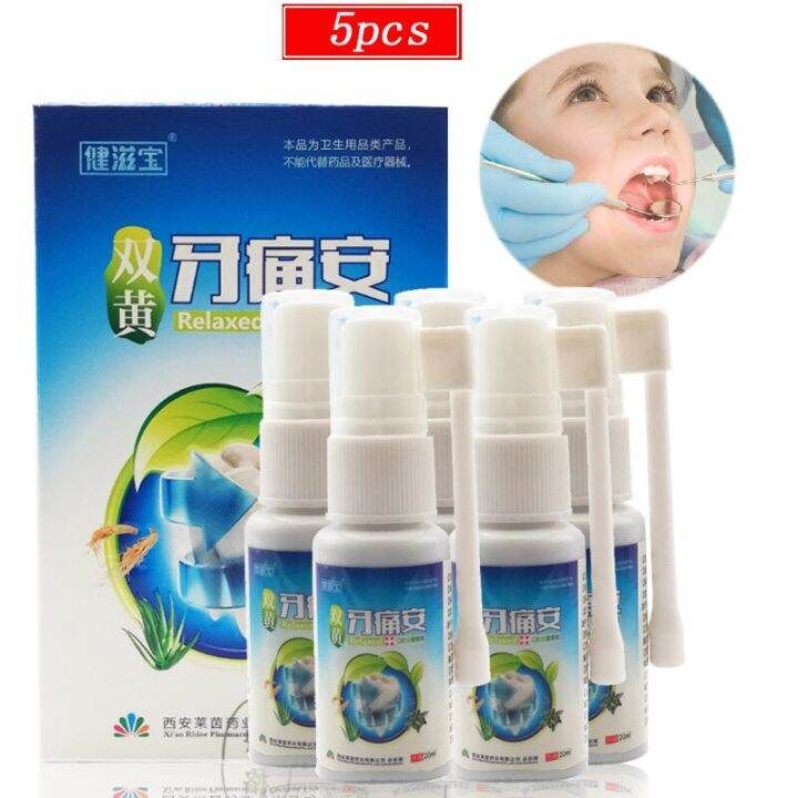 Pcs Bacteriostasis Toothache Spray Remove Periodontitis Relief Teeth