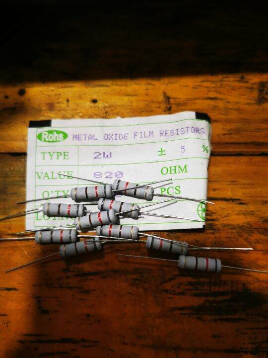 RESISTOR 2 WATT 820 OHM ISI 10 PCS BIJI Lazada Indonesia