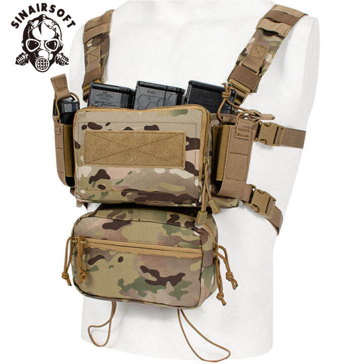 Sinairsoft Outdoor Multifunctional Tactical Chest Hanging Vest Set