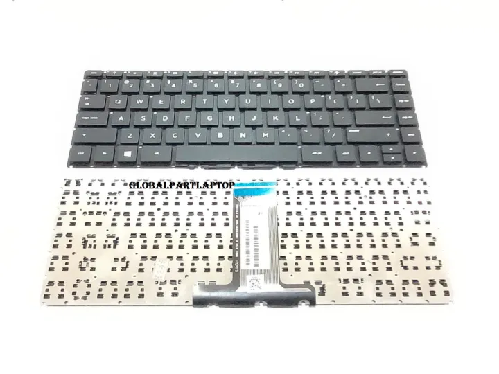 KEYBOARD LAPTOP HP 14 BS 14 AB 13 U TPN Q158 Q187 240 G6 BLACK NON