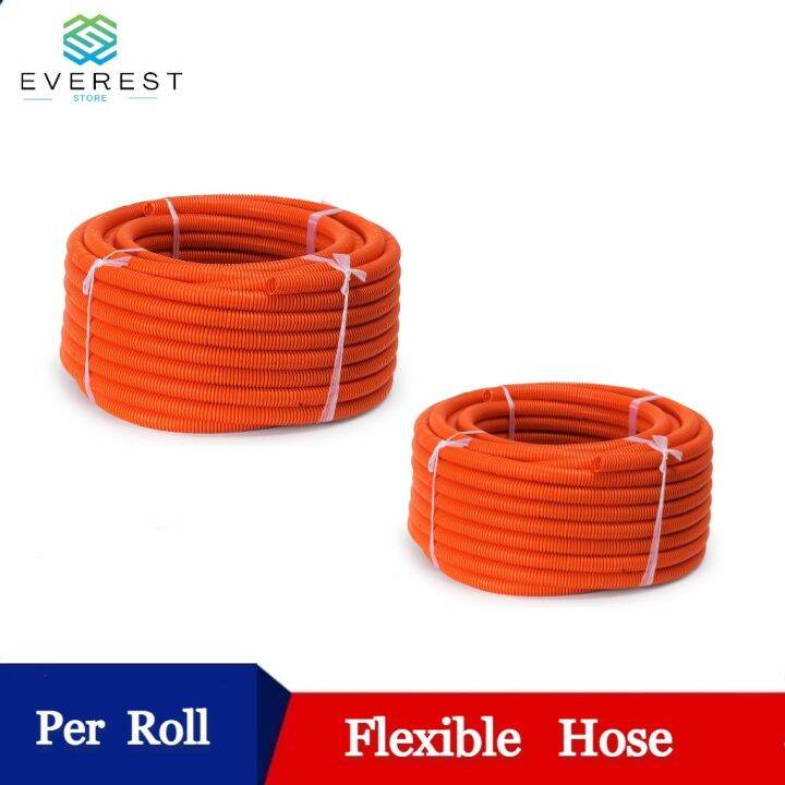 Orange Flexible Hose Electrical Conduit Hose 1 2 Or 3 4 50 METERS