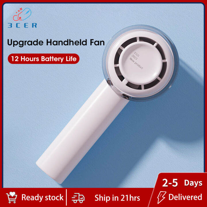 3CER Mini Turbocharged Handheld Fan Portable Rechargeable Bladeless