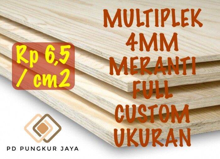 Triplek Multiplek Mm Meranti Full Ukuran Custom Lazada Indonesia