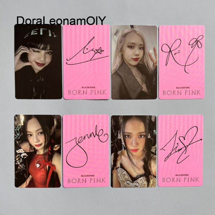 Pcs Kpop Blackpink Lomo Card Born Pink Album Photocards World Tour