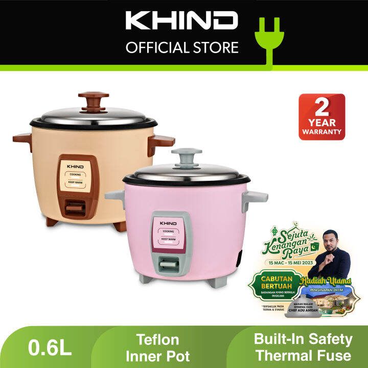 Khind L Electric Rice Cooker Rc T Lazada