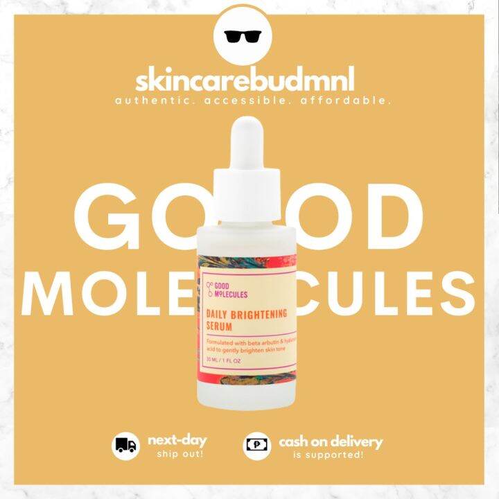 Good Molecules Daily Brightening Serum Ml By Skincarebudmnl Lazada Ph