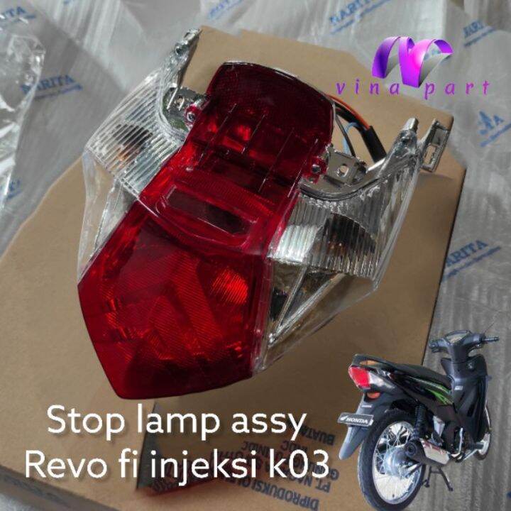 Stop Lamp Assy Lampu Stop Belakang Revo Fi Injeksi K Merk Narita