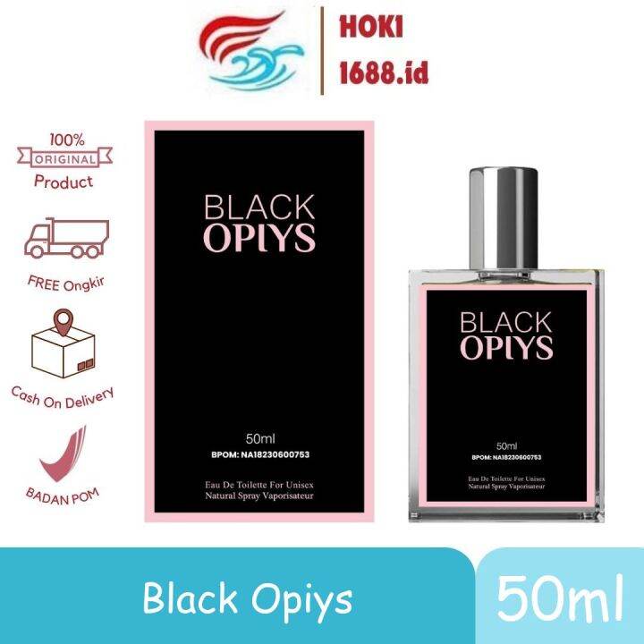 H1688 BPOM Parfum Black Opiys 50ml Premium Minyak Wangi Black