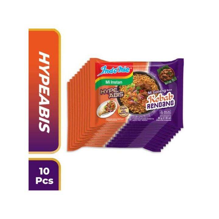 Mi Instant Indomie Hype Abis Kebab Rendang 10 Pcs Mie Enak Dan Murah