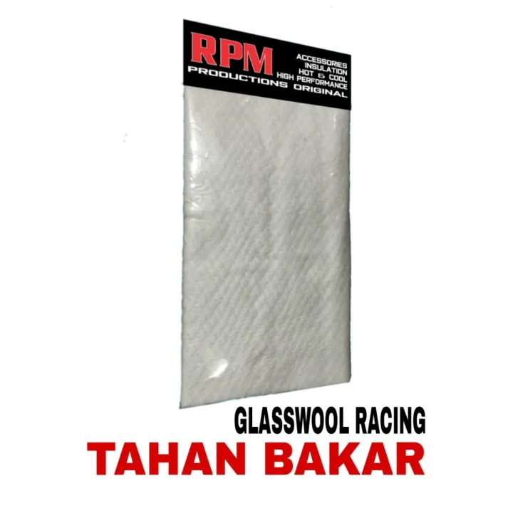 Rpm Glasswool Racing Gasbul Knalpot Racing Mobil Dan Motor Tahan Bakar