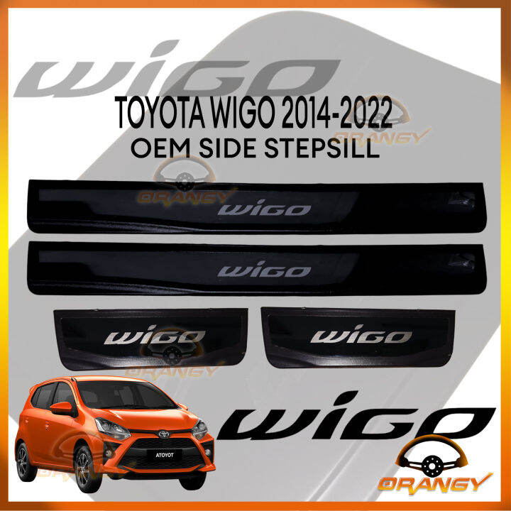 Toyota Wigo 2014 To 2022 OEM Side Stepsill 2 TYPES 2015 2016 2017 2018