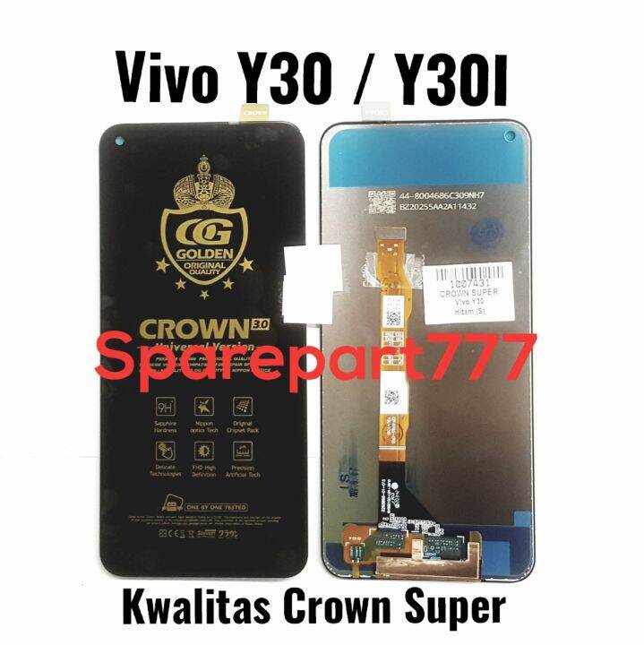 Lcd Touchscreen Fullset Crown Super Vivo Y30 Y30i Lazada Indonesia