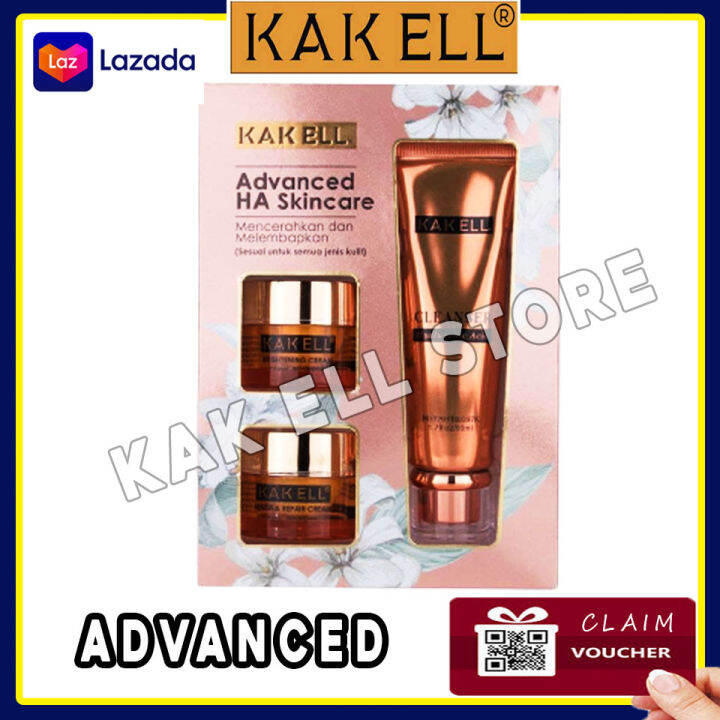 Claim Voucher Kak Ell Advanced Ha Skincare In Cleanser Set