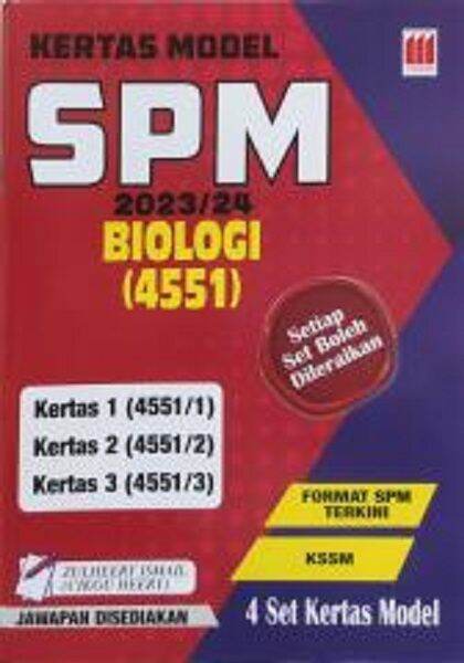 Kertas Model SPM Biologi Lazada