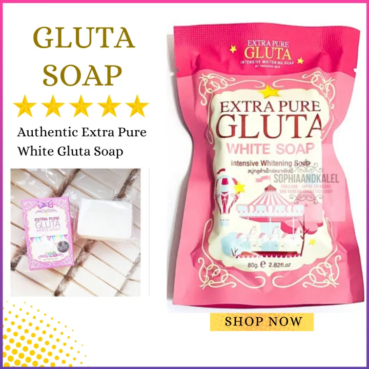 Authentic Extra Pure Gluta White Soap Best Selling Glutathione