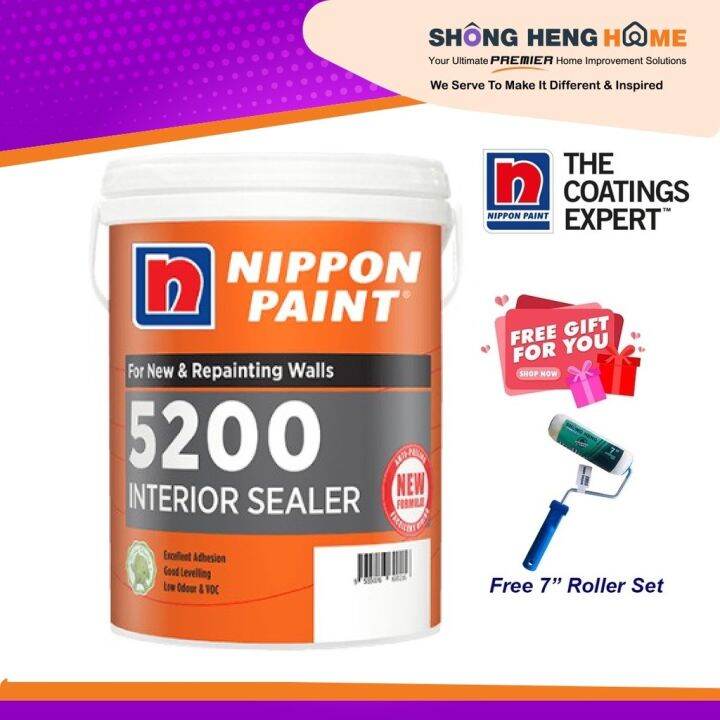 L Nippon Paint Wall Sealer Primer Or Undercoat Lazada