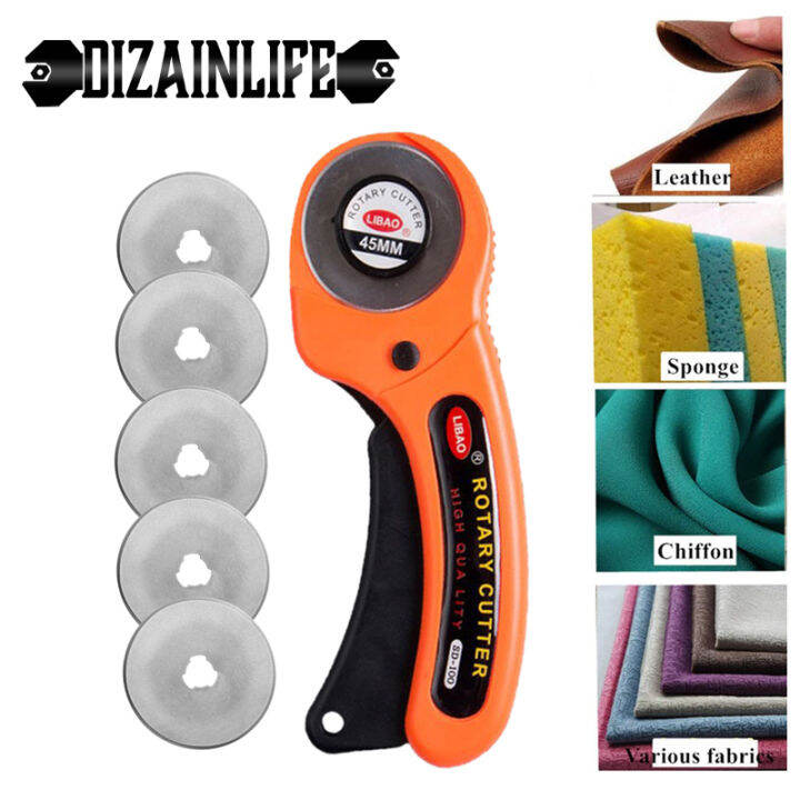 Dizainlife Rotary Cutter For Fabric Cloth Cutter Fabric Cutter Rotary