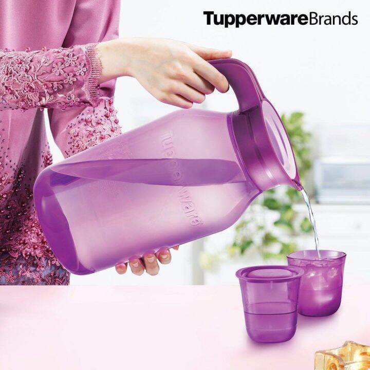 Tupperware Universal Jar Pitcher L Jug Air Drinking Water Jug Lazada