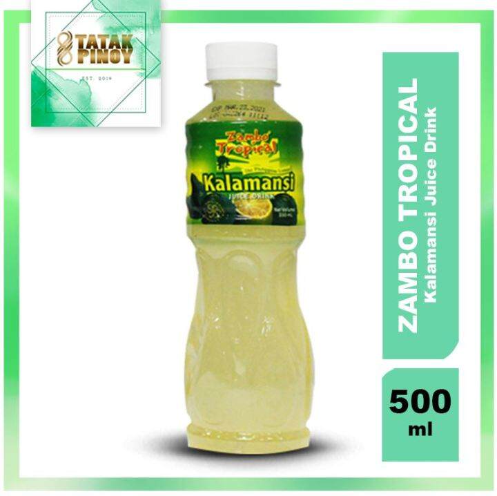 TATAK PINOY Zambo Tropical Kalamansi Juice Drink 500ml Lazada PH