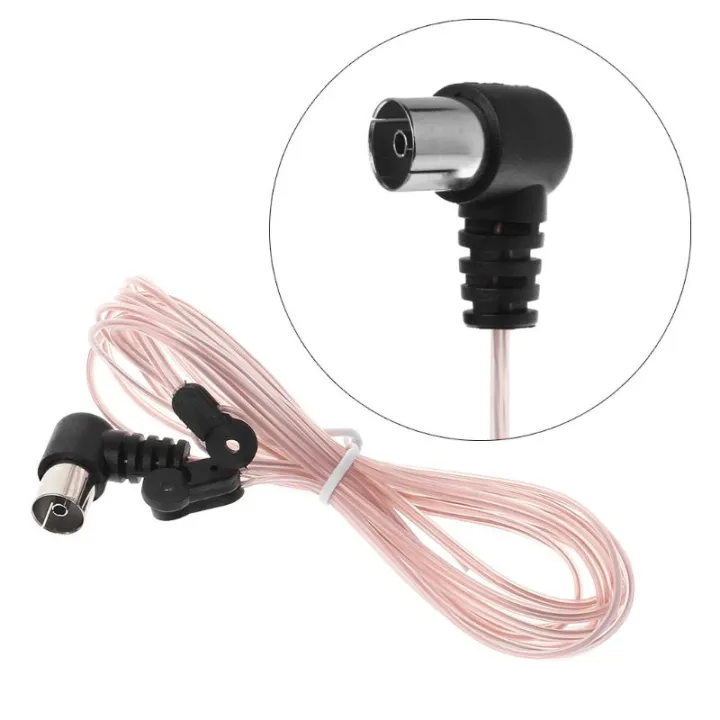 FM Dipole Antenna 75 Ohm PAL Connector Radio Stereo Indoor For Home