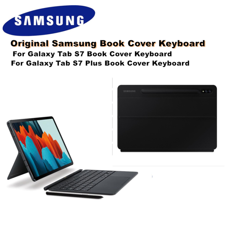 Original Samsung Book Cover Keyboard Stand Case For Galaxy Tab S Plus