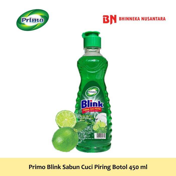 Primo Blink Sabun Cuci Piring Botol 450 Ml Lazada Indonesia