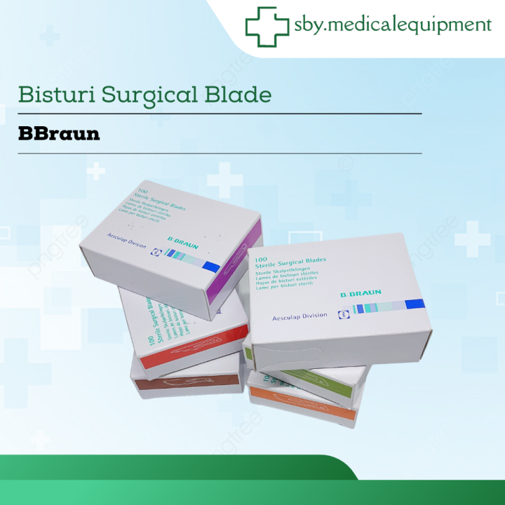 Bisturi Bbraun No Surgical Blade Pisau Bedah Steril Mess Aesculap No