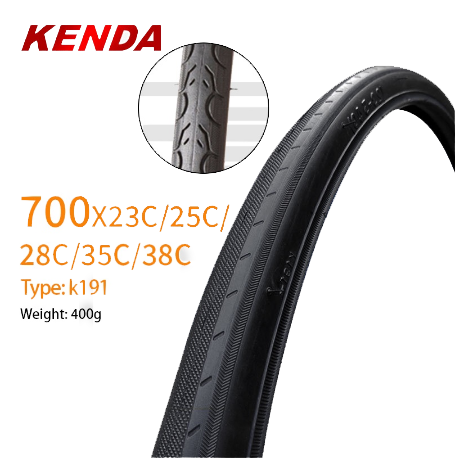 KENDA K193 Tire 700 23c 25c 28c 35c 38c Road Bike Tire 27TPI Non Slip