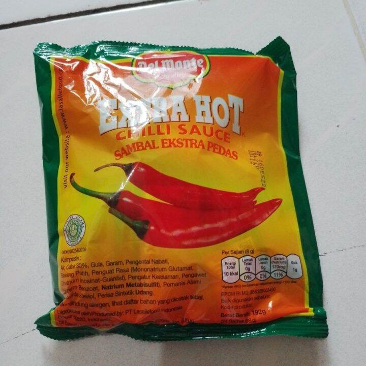 Delmonte Saos Tomat Ketchup Saus Sambal Extra Hot Chili Sauce